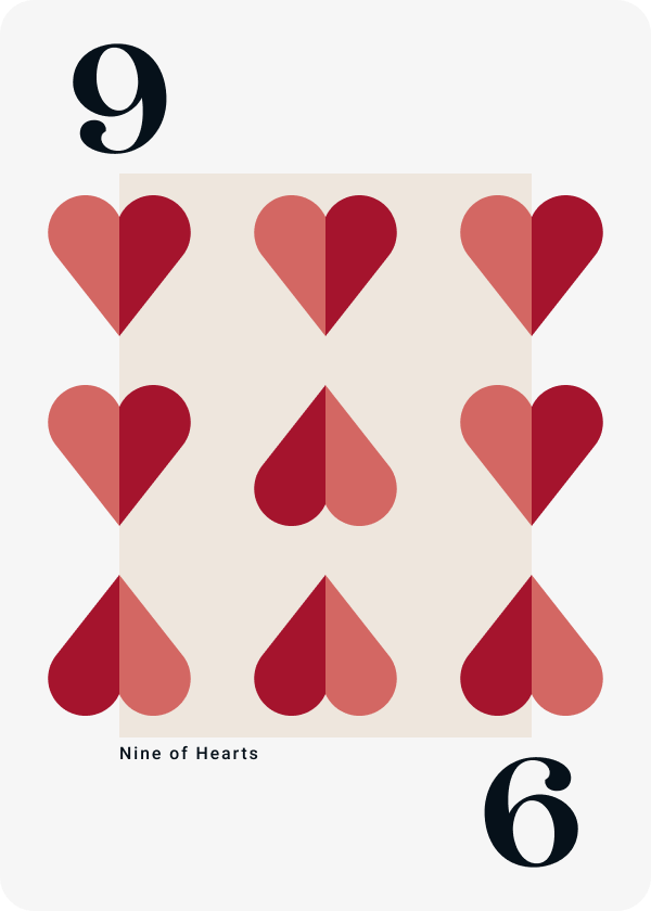 Nine of hearts